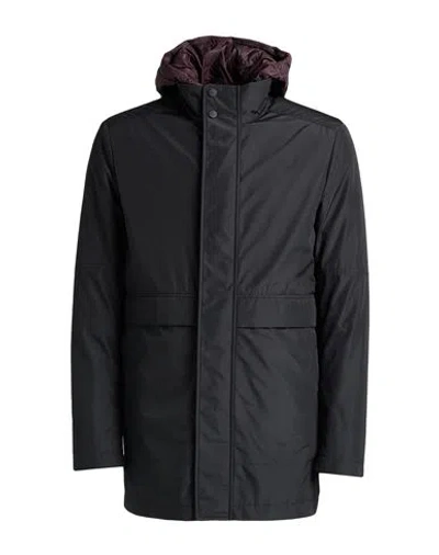 Canali Black Edition Man Coat Midnight Blue Size 44 Polyester