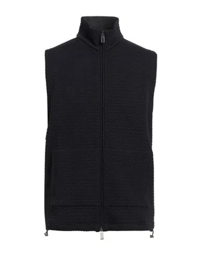 Canali Black Edition Man Sweatshirt Black Size 40 Polyamide, Elastane