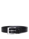 Canali Calfskin Reversible Belt In Brown