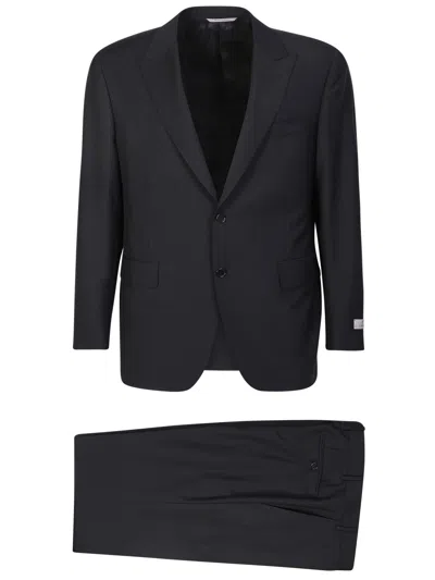 Canali Black Single-breasted Suit