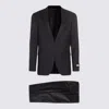 Canali Wool Two-piece Tuxedo Suit In Black