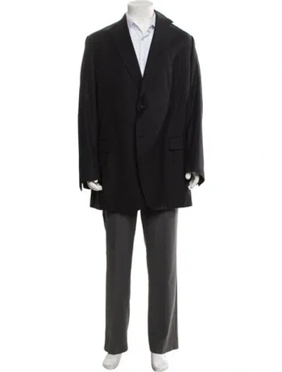 Pre-owned Canali Blazer In Black
