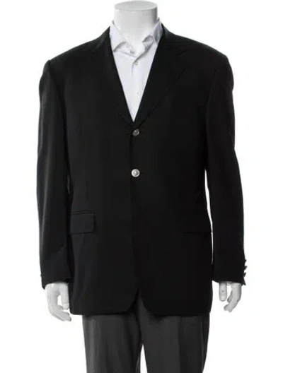 Pre-owned Canali Blazer In Black