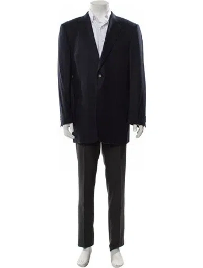 Pre-owned Canali Blazer In Blue