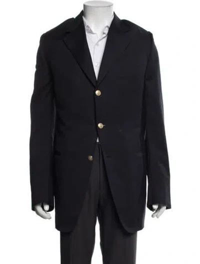 Pre-owned Canali Blazer In Blue