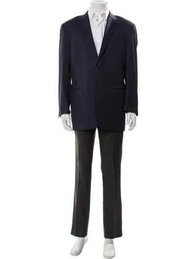 Pre-owned Canali Blazer In Blue
