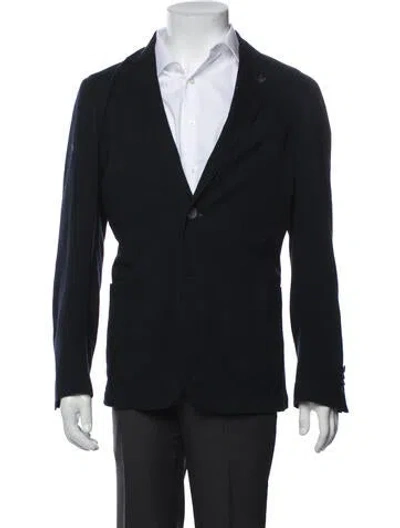 Pre-owned Canali Blazer In Blue