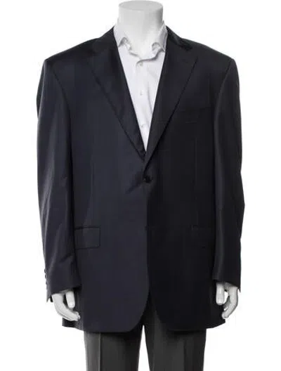 Pre-owned Canali Blazer In Blue