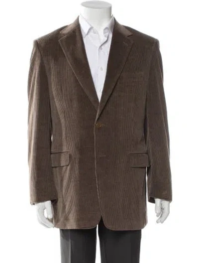 Pre-owned Canali Blazer In Brown