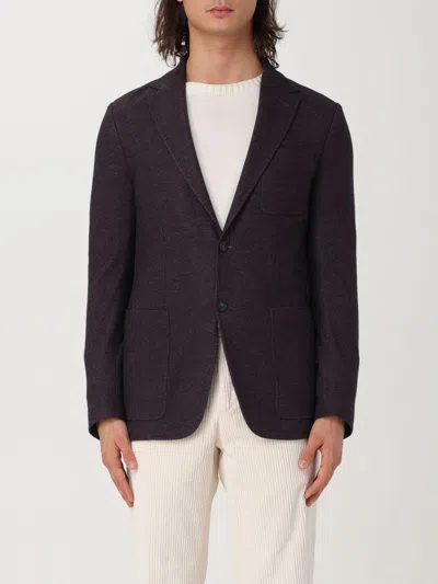 Canali Blazer  Men Color Black In Schwarz