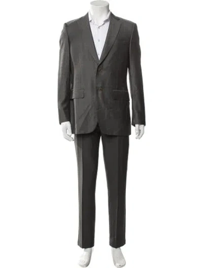 Pre-owned Canali Blazer In Grey