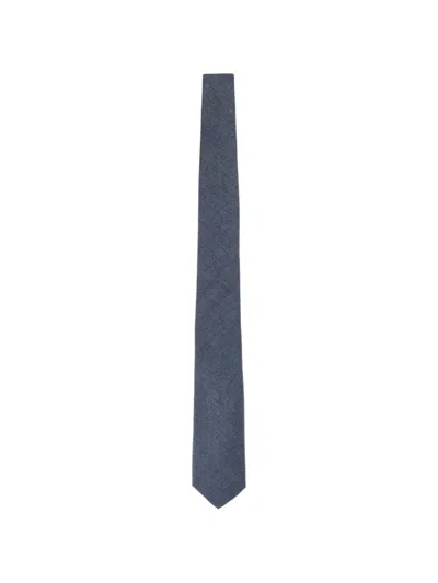 Canali Elegant Silk Tie For Men In Blue