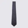 Canali Wool Tie In Blue