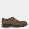 Canali Lace-up Derby Shoes In Brown