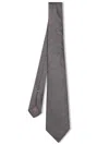 Canali Brown Silk Tie In Brown