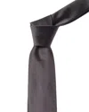 Canali Brown Silk Tie In Brown