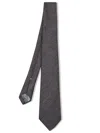 Canali Brown Wave Pattern Tie In Brown