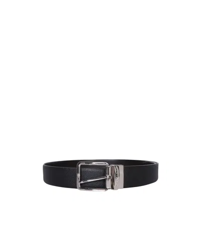 CANALI BUCKLED LEATHER BELT