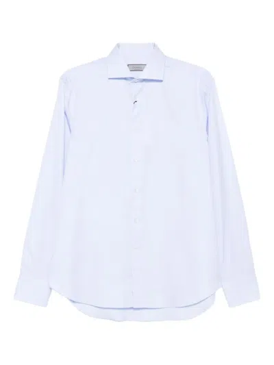 Canali Button-down Shirt In Blue