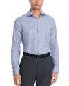 Canali Button Front Sport Shirt In Blue