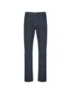 Canali Button Jeans In Black