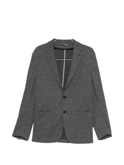 Canali Button Single-breasted Jacket In Gray