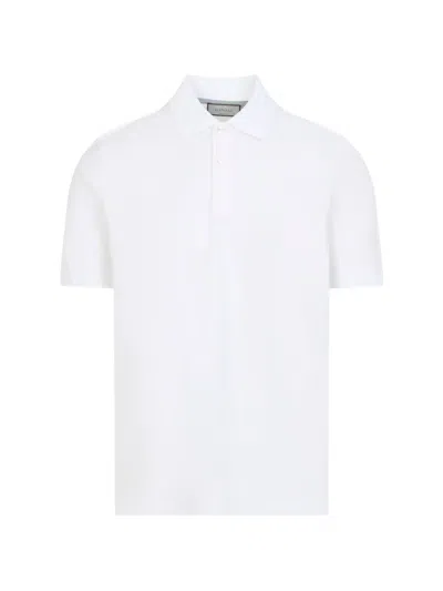 Canali Classic Cotton T-shirt For Men In White