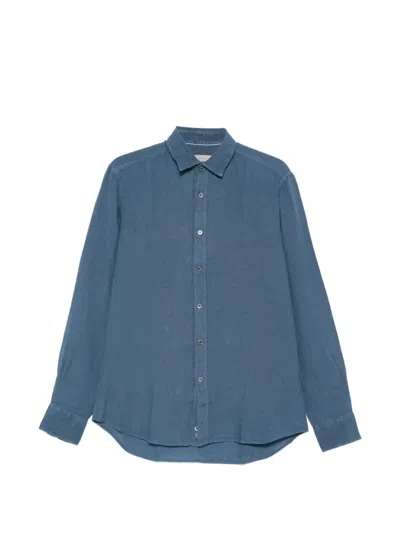 Canali Buttoned Shirt In Blue