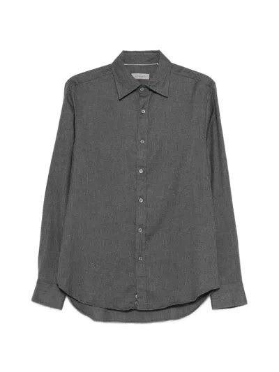 Canali Buttoned Shirt In Gray