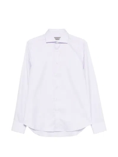 Canali Buttoned Shirt In Purple