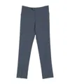 Canali Buttoned Trousers In Blue