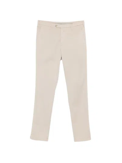 Canali Buttoned Trousers In Neutral