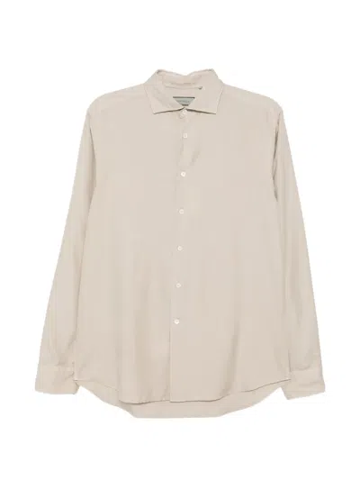 Canali Button-fastening Shirt In Neutral
