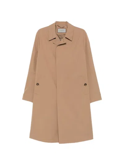 Canali Button-fastening Storm-flap Jacket In Neutral
