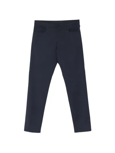 Canali Button-fastening Trousers In Blue
