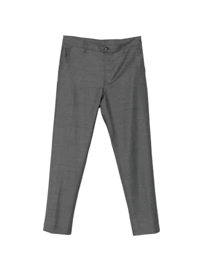 Canali Button-fastening Trousers In Black