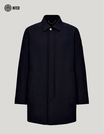 Canali Caban Bleu En Mélange De Viscose - Inter Collection In Blue
