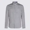 Canali Striped-pattern Long-sleeve Shirt In Blue