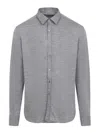 Canali Jersey Shirt In Gray