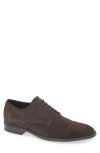 Canali Cap Toe Derby In Brown