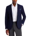 Canali Capri Textured Solid Regular Fit Sport Coat