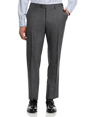 Canali Capri Wool Slim Fit Dress Pants In Grey