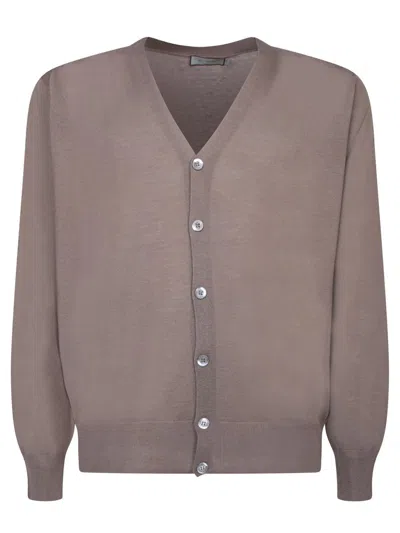 Canali Cardigans In Beige