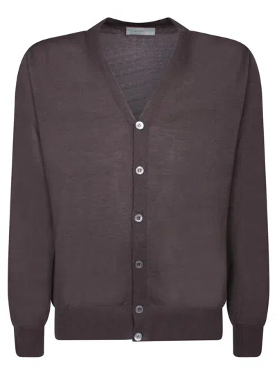 Canali Cardigans In Brown