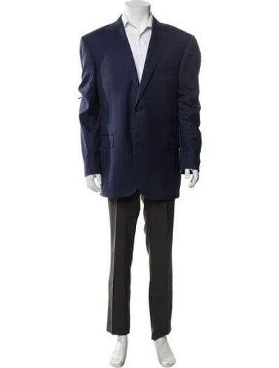 Pre-owned Canali Cashmere Blazer In Blue