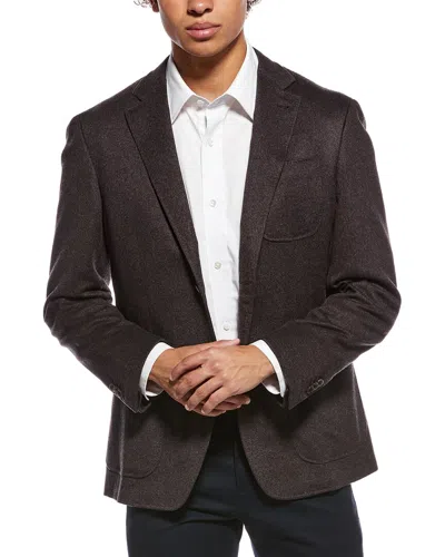 Canali Cashmere Blazer In Transparent