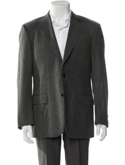 Pre-owned Canali Cashmere Blazer In Gray
