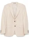 Canali Cashmere Blazer In Neutrals