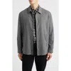 Canali Cashmere Blend Overshirt In Gray