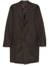 Canali Cashmere Coat In Brown